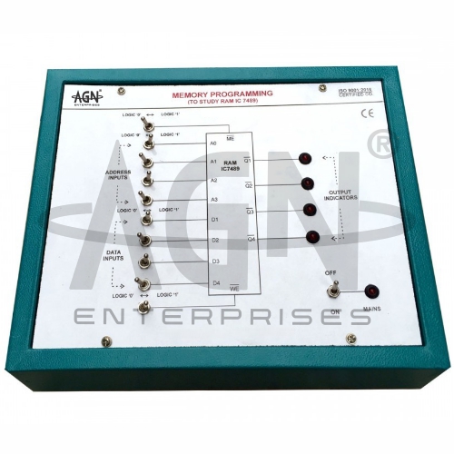 AJKANT RAM Circuit using IC 7489 (Model: AJK-DIEL-6928)