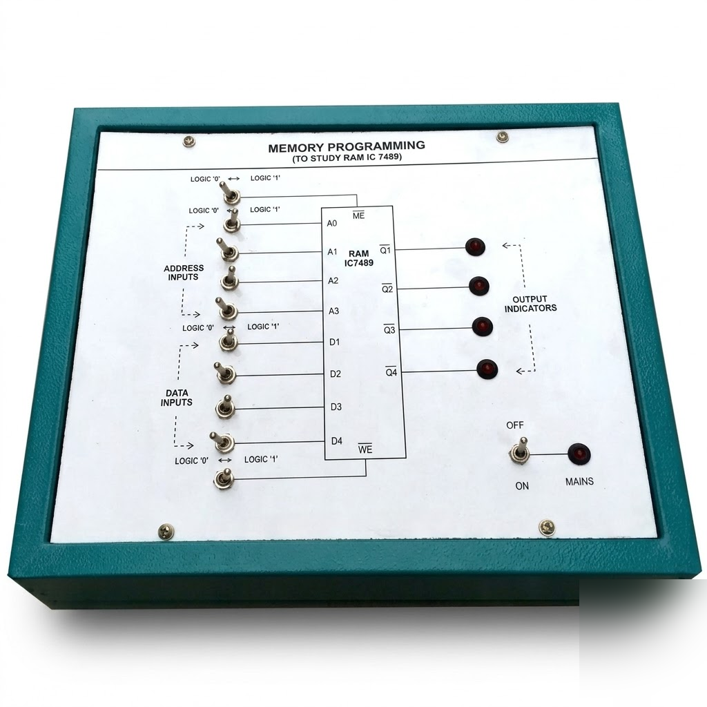 [AJK-DIEL-6928] AJKANT RAM Circuit using IC 7489 (Model: AJK-DIEL-6928)