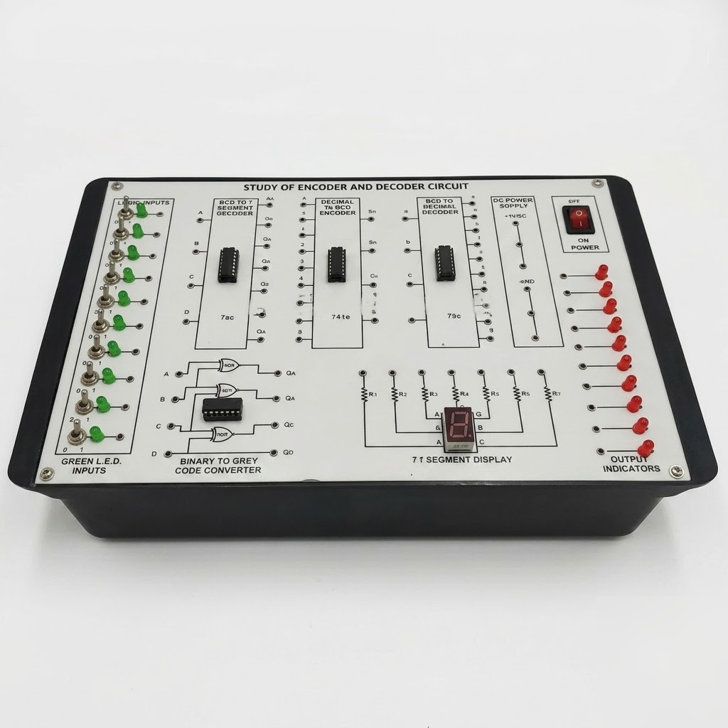 [AJK-DIEL-6915] AJKANT Study of Encoder and Decoder Circuits (Model: AJK-DIEL-6915)