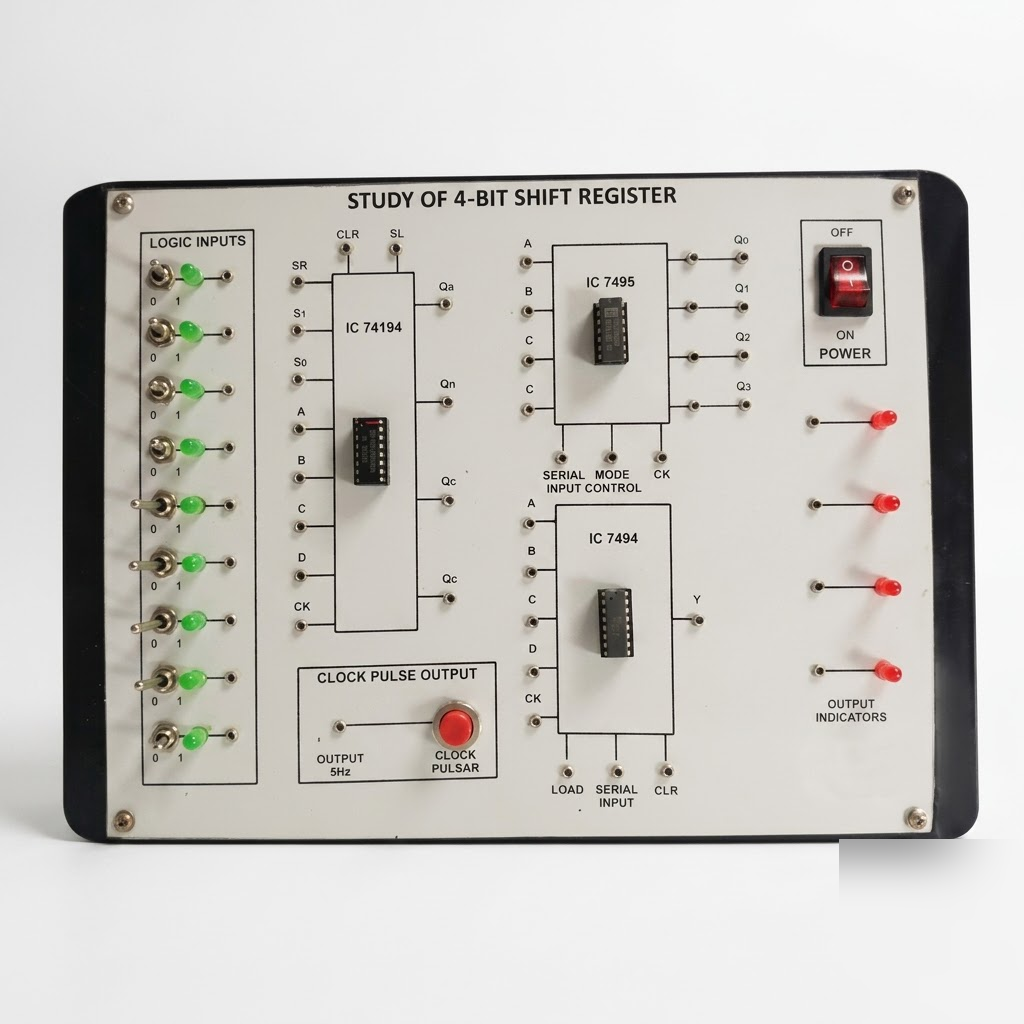 [AJK-DIEL-6913] AJKANT Study of Left Right and Programmable Shift Register (Model: AJK-DIEL-6913)