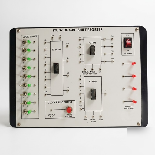 [AJK-DIEL-6913] AJKANT Study of Left Right and Programmable Shift Register (Model: AJK-DIEL-6913)