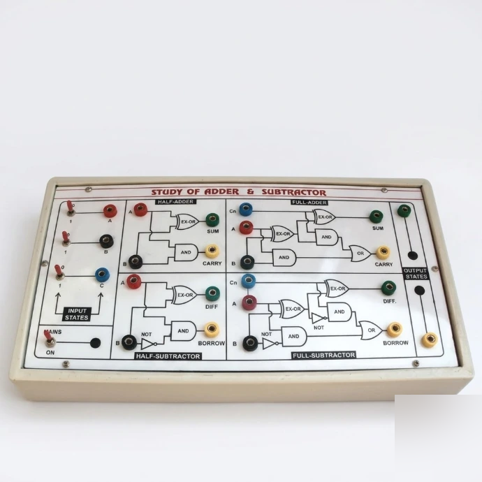 [AJK-DIEL-6907] AJKANT Adder and Subtractor using NAND Gates (Model: AJK-DIEL-6907)