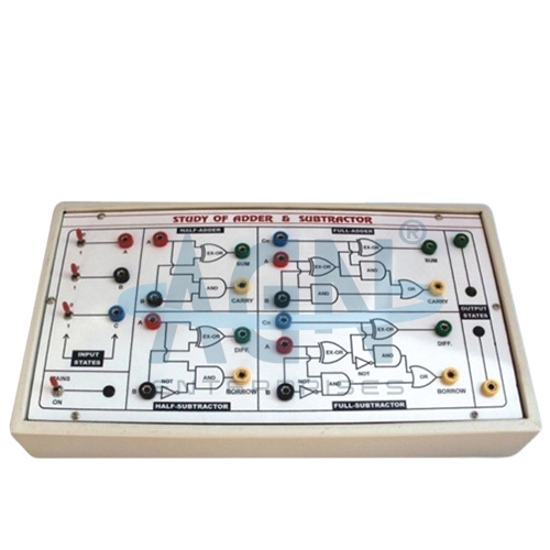 AJKANT Adder and Subtractor using NAND Gates (Model: AJK-DIEL-6907)