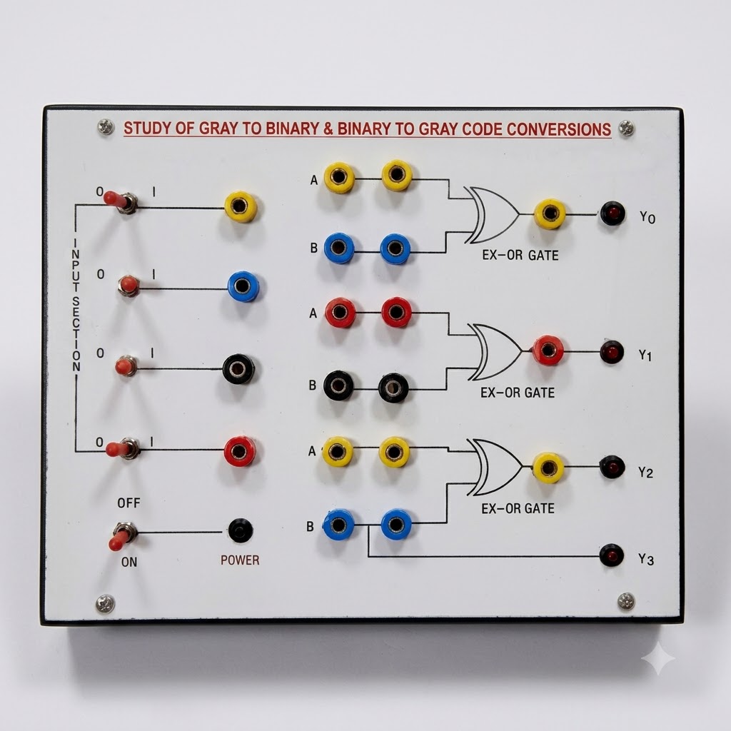 AJKANT Binary to Grey and Grey to Binary Code Converter (Model: AJK-DIEL-6903)