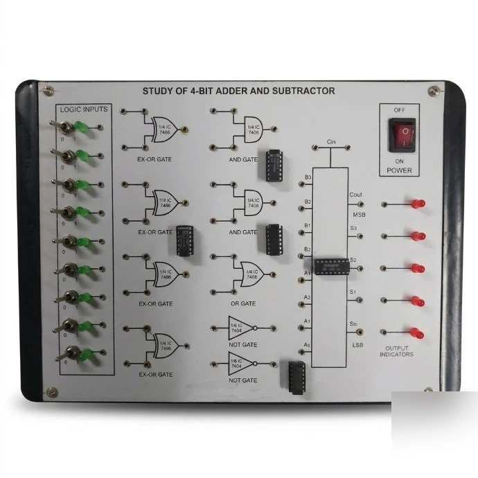 [AJK-DIEL-6901] AJKANT Study Of 4 Bit Adder And Subtractor (Model: AJK-DIEL-6901)