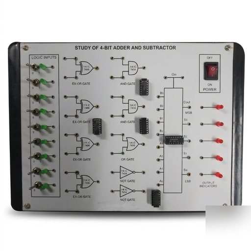 [AJK-DIEL-6901] AJKANT Study Of 4 Bit Adder And Subtractor (Model: AJK-DIEL-6901)