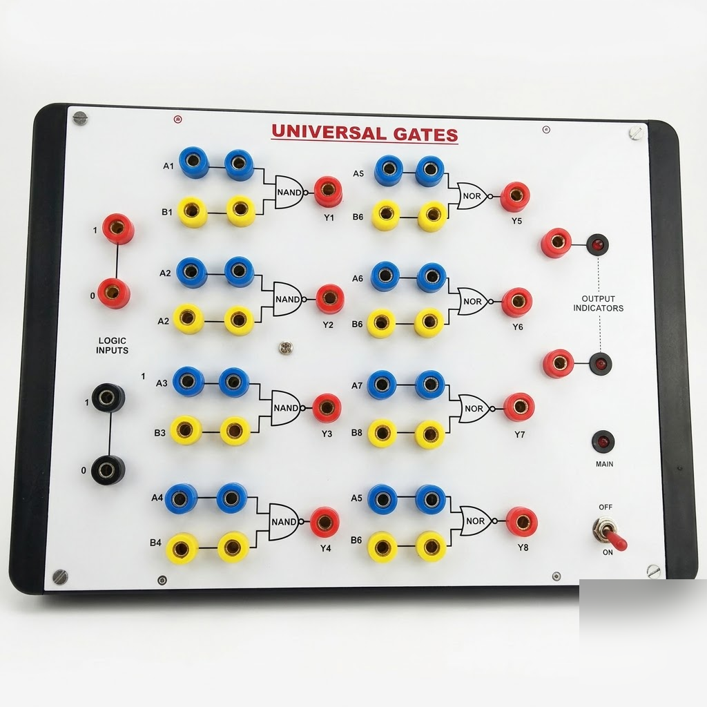 [AJK-DIEL-6899] AJKANT Logic Gates using Universal gates (Model: AJK-DIEL-6899)