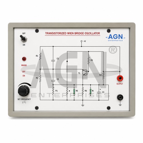 AJKANT Wein Bridge Oscillator using Transistor (Model: AJK-OSCI-6877)