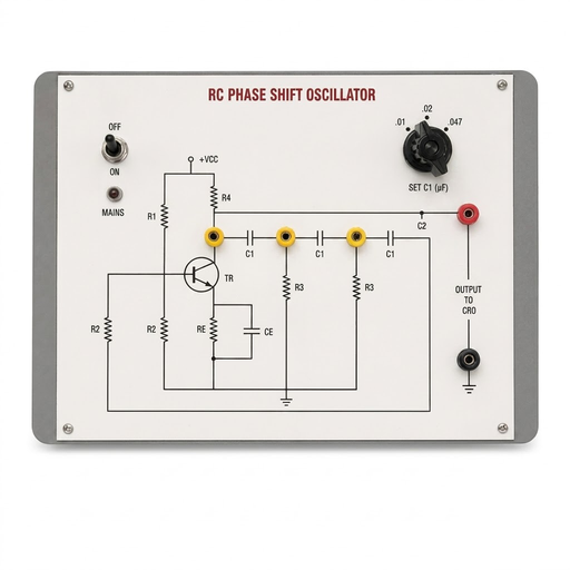 [AJK-OSCI-6873] AJKANT Phase Shift Oscillator (Model: AJK-OSCI-6873)