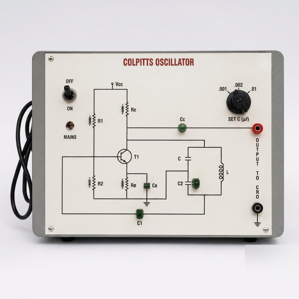[AJK-OSCI-6871] AJKANT Colpitts Oscillator (Model: AJK-OSCI-6871)