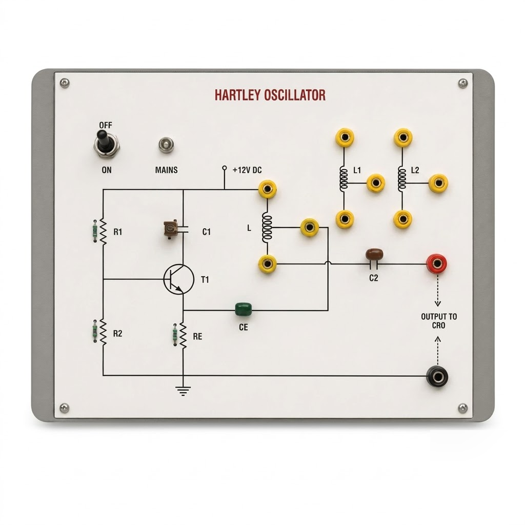 [AJK-OSCI-6869] AJKANT Hartley Oscillator (Model: AJK-OSCI-6869)