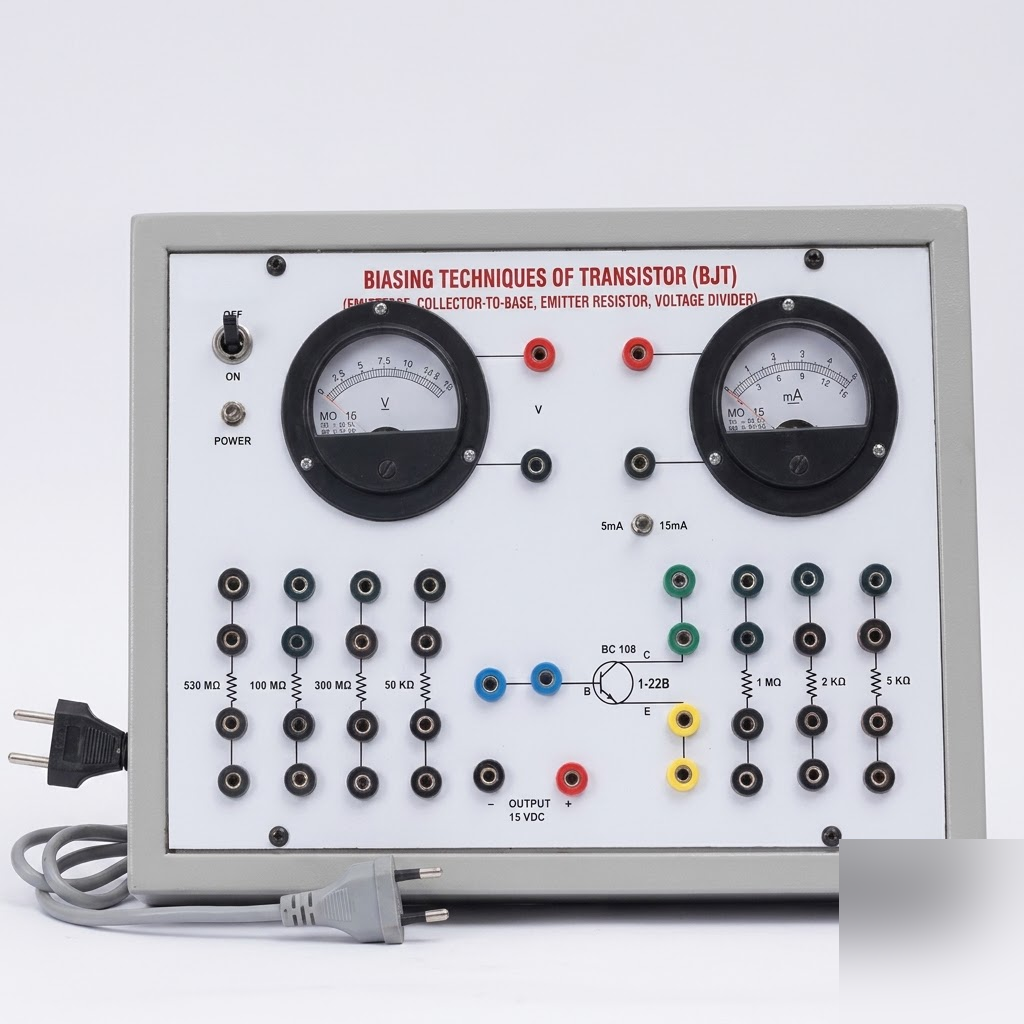 AJKANT Biasing Techniques of Transistor (BJT) (Model: AJK-AMPL-6851)