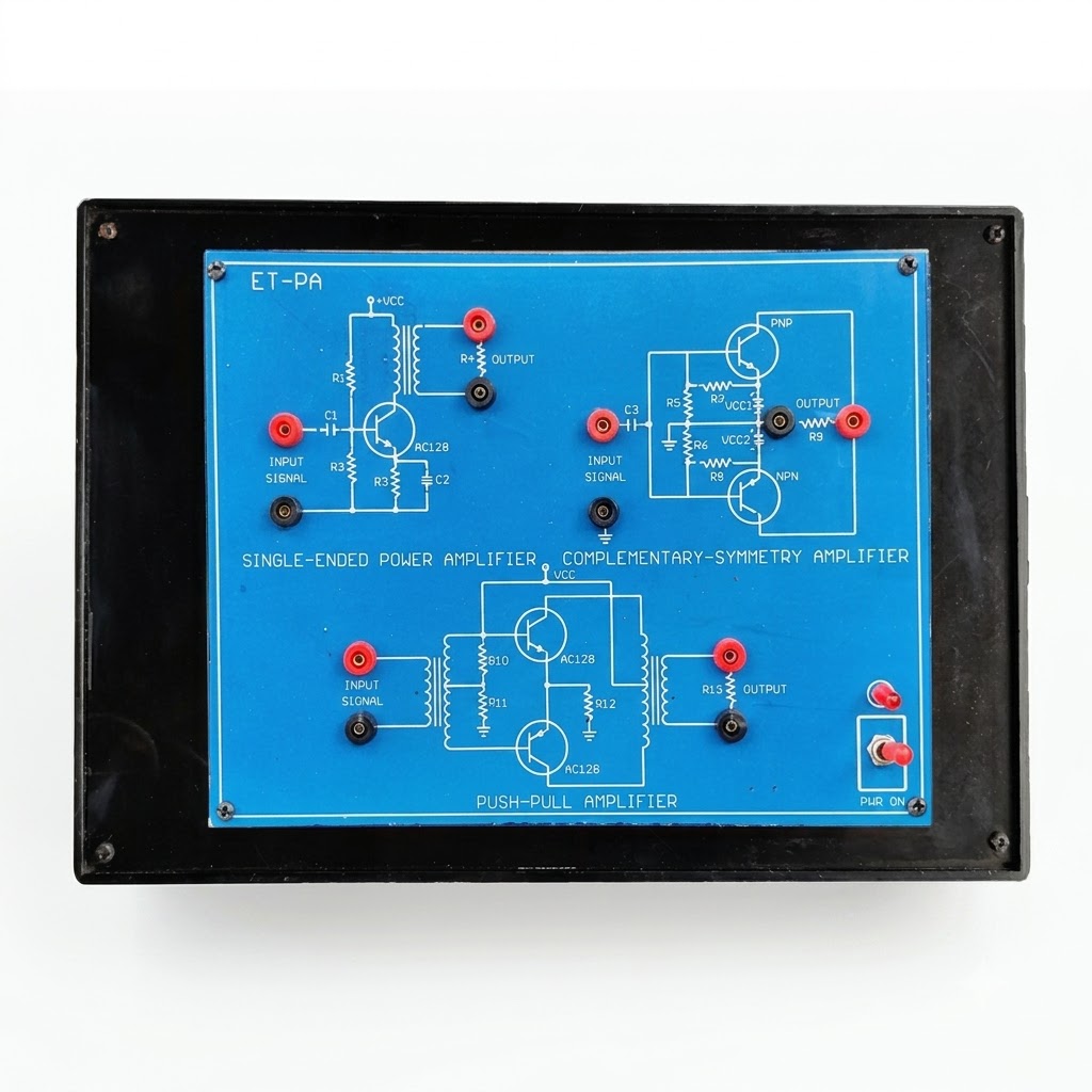 [AJK-AMPL-6849] AJKANT Study of Class A B AB and Push Pull Amplifier (Model: AJK-AMPL-6849)