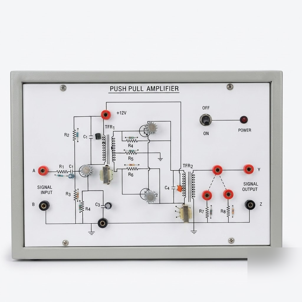 [AJK-AMPL-6845] AJKANT Transistor Push Pull Amplifier (Model: AJK-AMPL-6845)