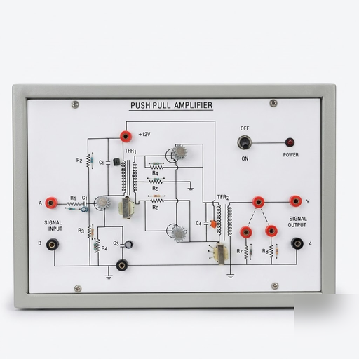 [AJK-AMPL-6845] AJKANT Transistor Push Pull Amplifier (Model: AJK-AMPL-6845)