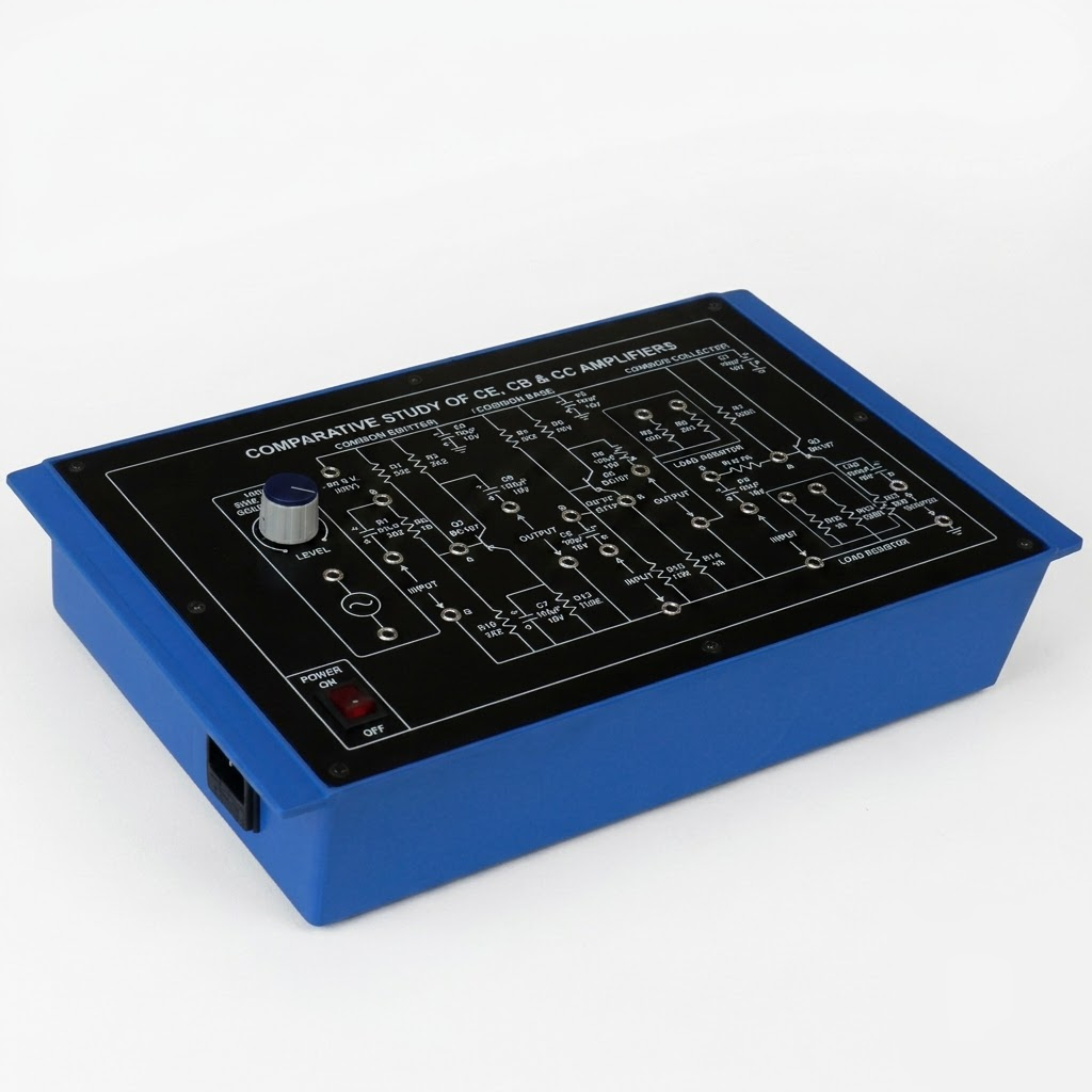 [AJK-AMPL-6841] AJKANT Transistor Amplifier Circuits CE CB CC Modes (Model: AJK-AMPL-6841)