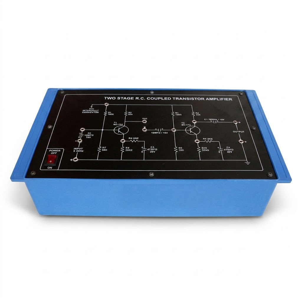 [AJK-AMPL-6839] AJKANT Two Stage RC Coupled Transistor Amplifier (Model: AJK-AMPL-6839)