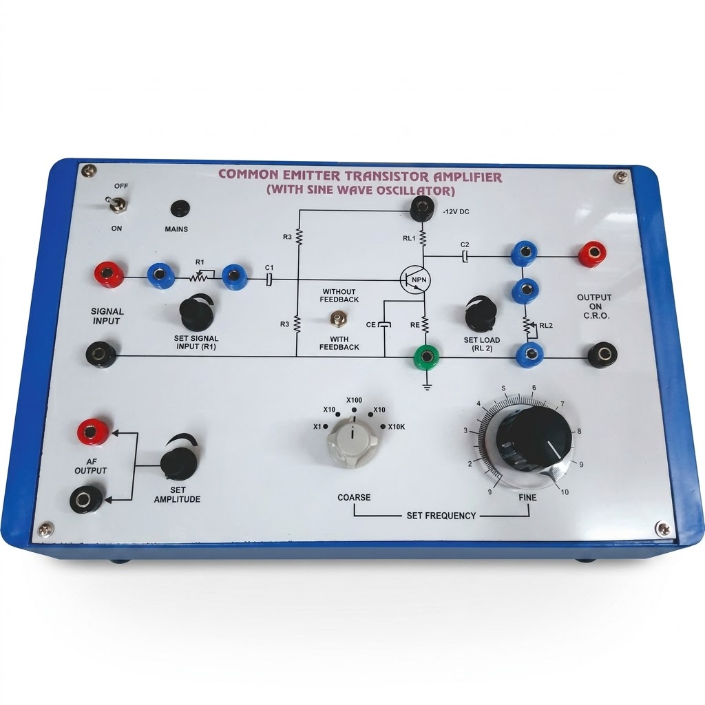 AJKANT Common Collector Transistor Amplifier (Model: AJK-AMPL-6837)
