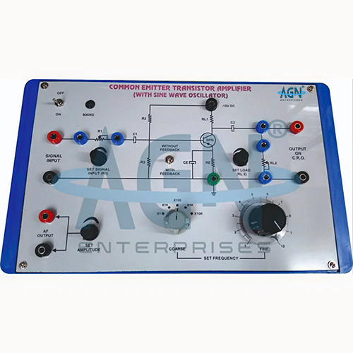 [AJK-AMPL-6837] AJKANT Common Collector Transistor Amplifier (Model: AJK-AMPL-6837)