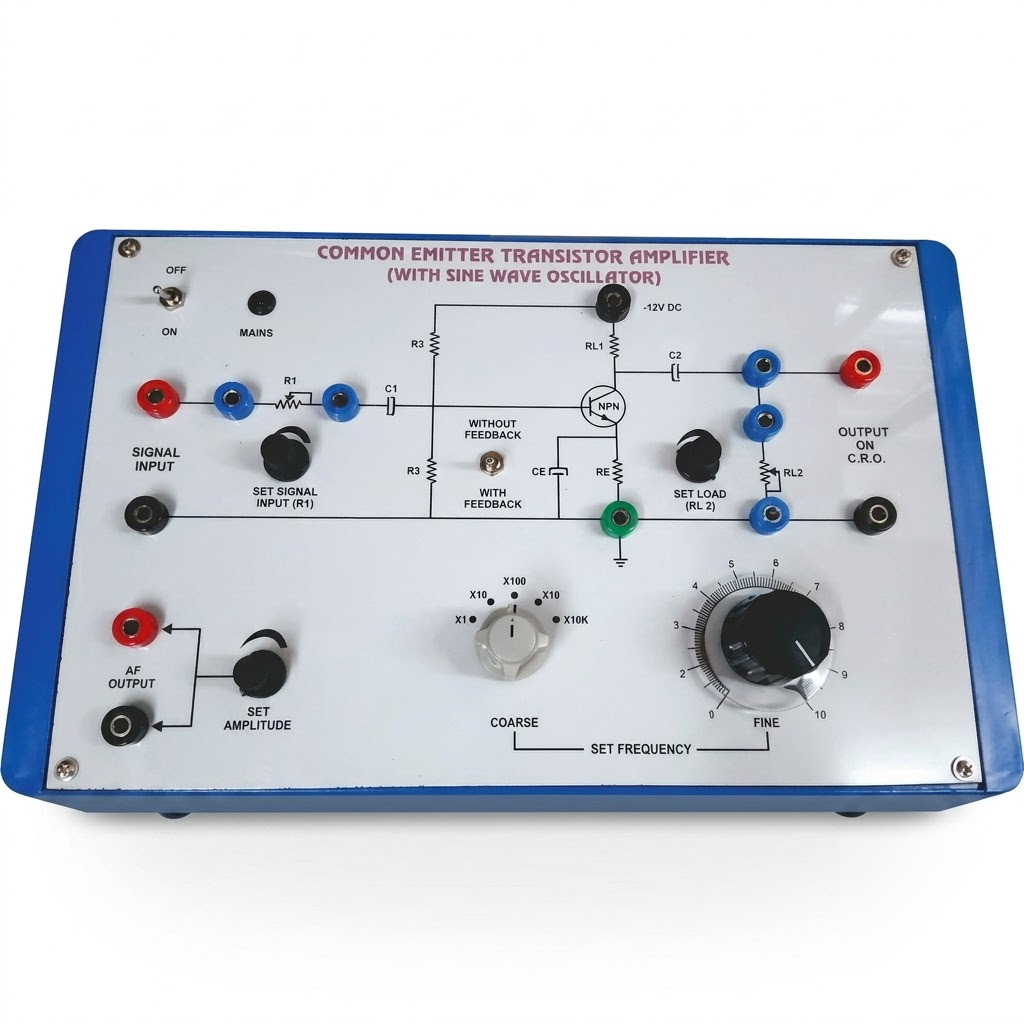 [AJK-AMPL-6837] AJKANT Common Collector Transistor Amplifier (Model: AJK-AMPL-6837)