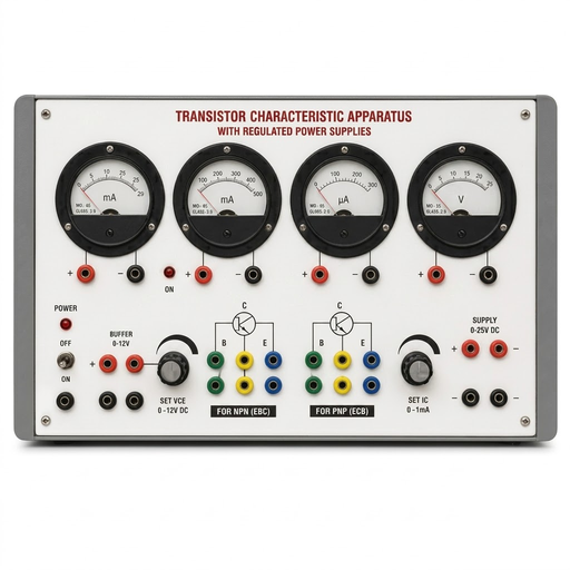 [AJK-ELLA-6810] AJKANT NPN Transistor Characteristics Apparatus (Model: AJK-ELLA-6810)