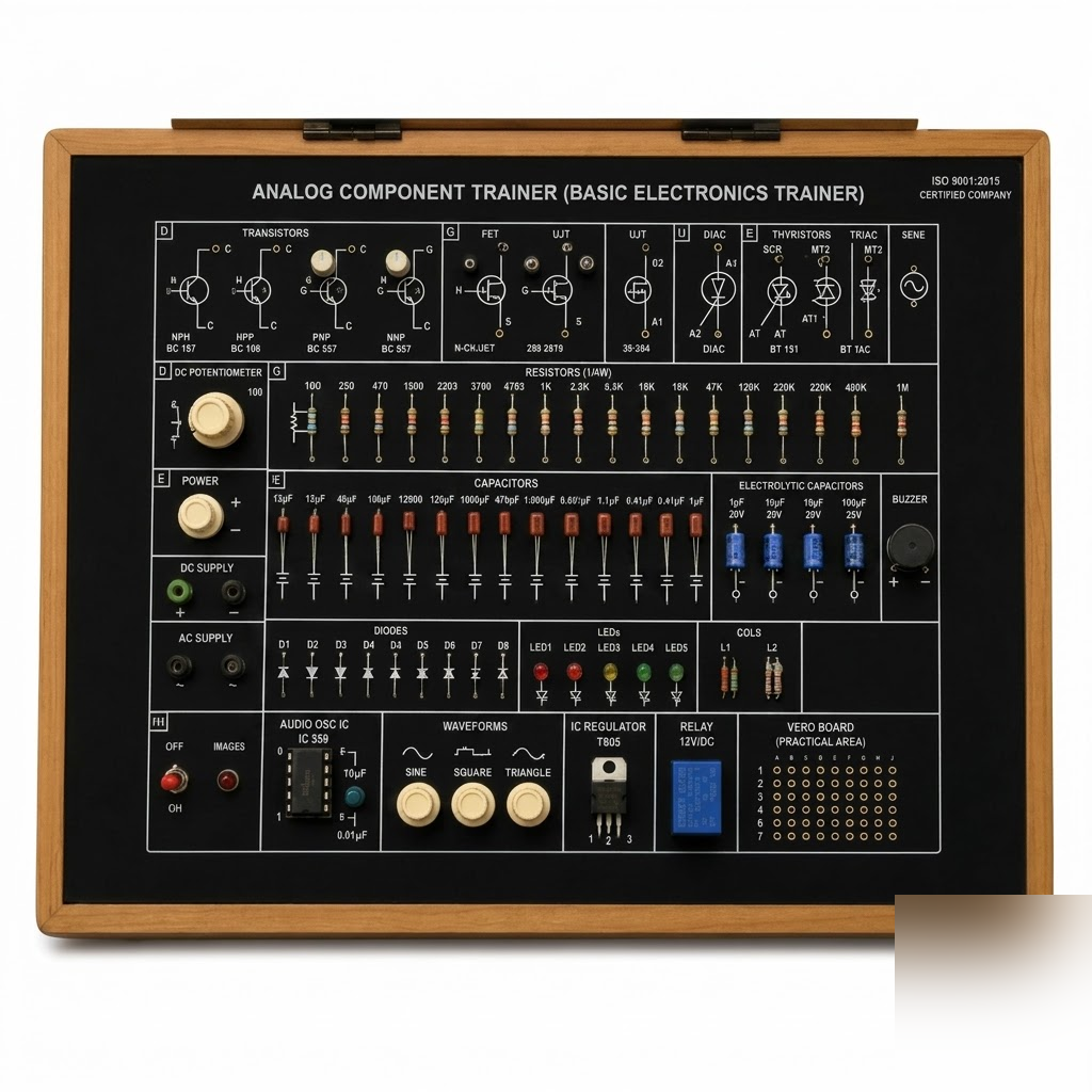 [AJK-ELLA-6798] AJKANT Analog Component Trainer And Discrete Component (Model: AJK-ELLA-6798)