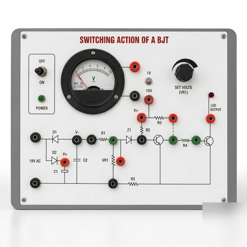 [AJK-ELLA-6791] AJKANT Switching action of a Transistor (BJT) (Model: AJK-ELLA-6791)
