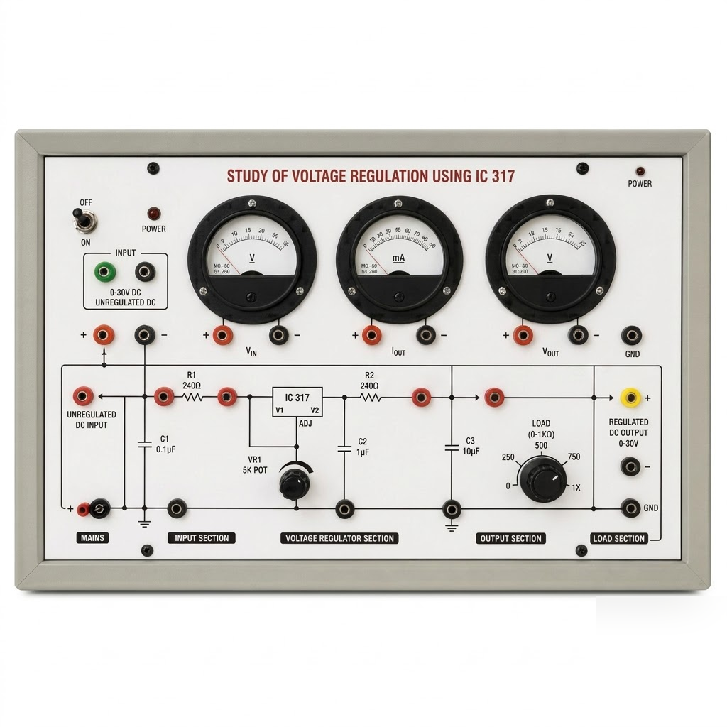 [AJK-ELLA-6780] AJKANT Voltage Regulation Using IC LM317 (Model: AJK-ELLA-6780)
