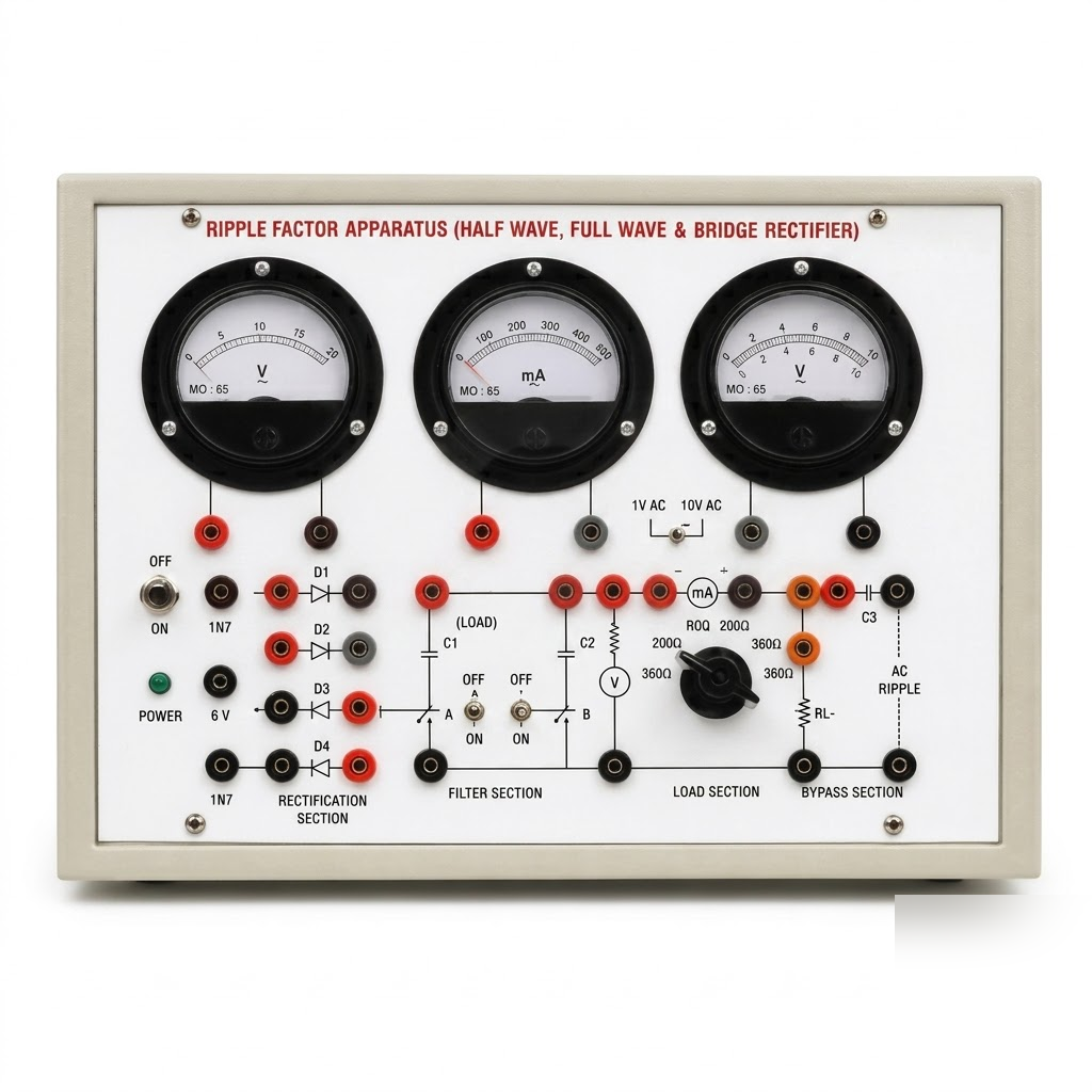 [AJK-ELLA-6778] AJKANT Ripple Factor Apparatus (Model: AJK-ELLA-6778)