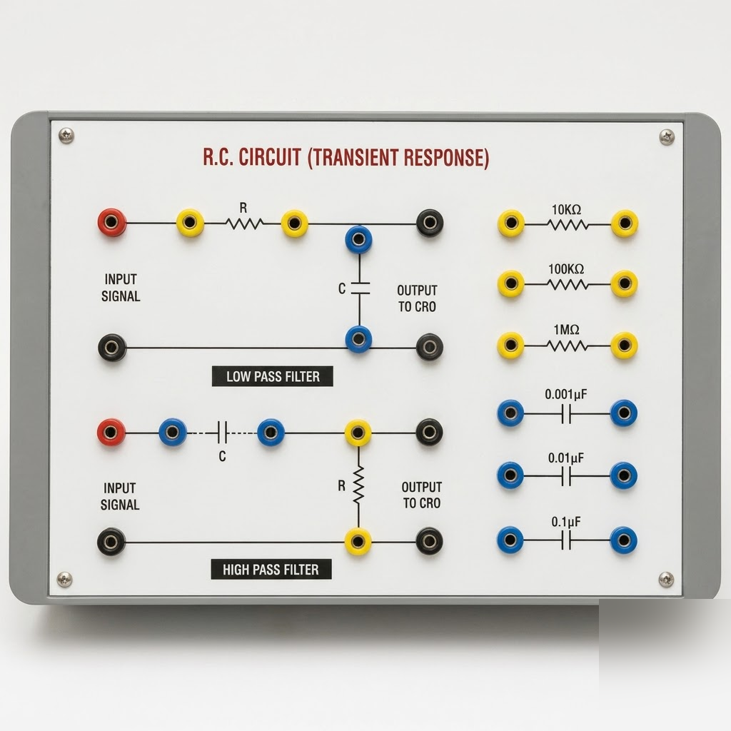 [AJK-ELLA-6769] AJKANT RC Circuit as High Pass & Low Pass Filters (Model: AJK-ELLA-6769)