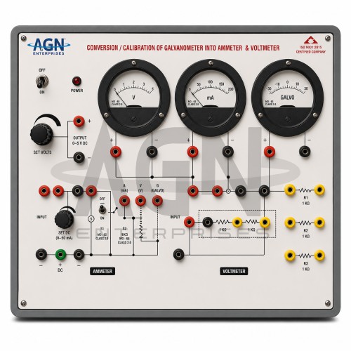 [AJK-ELLA-6757] AJKANT Conversion of Galvanometer to Voltmeter & Ammeter Combined Model (Model: AJK-ELLA-6757)