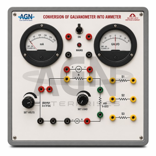 [AJK-ELLA-6755] AJKANT Conversion of Galvanometer to Ammeter (Model: AJK-ELLA-6755)