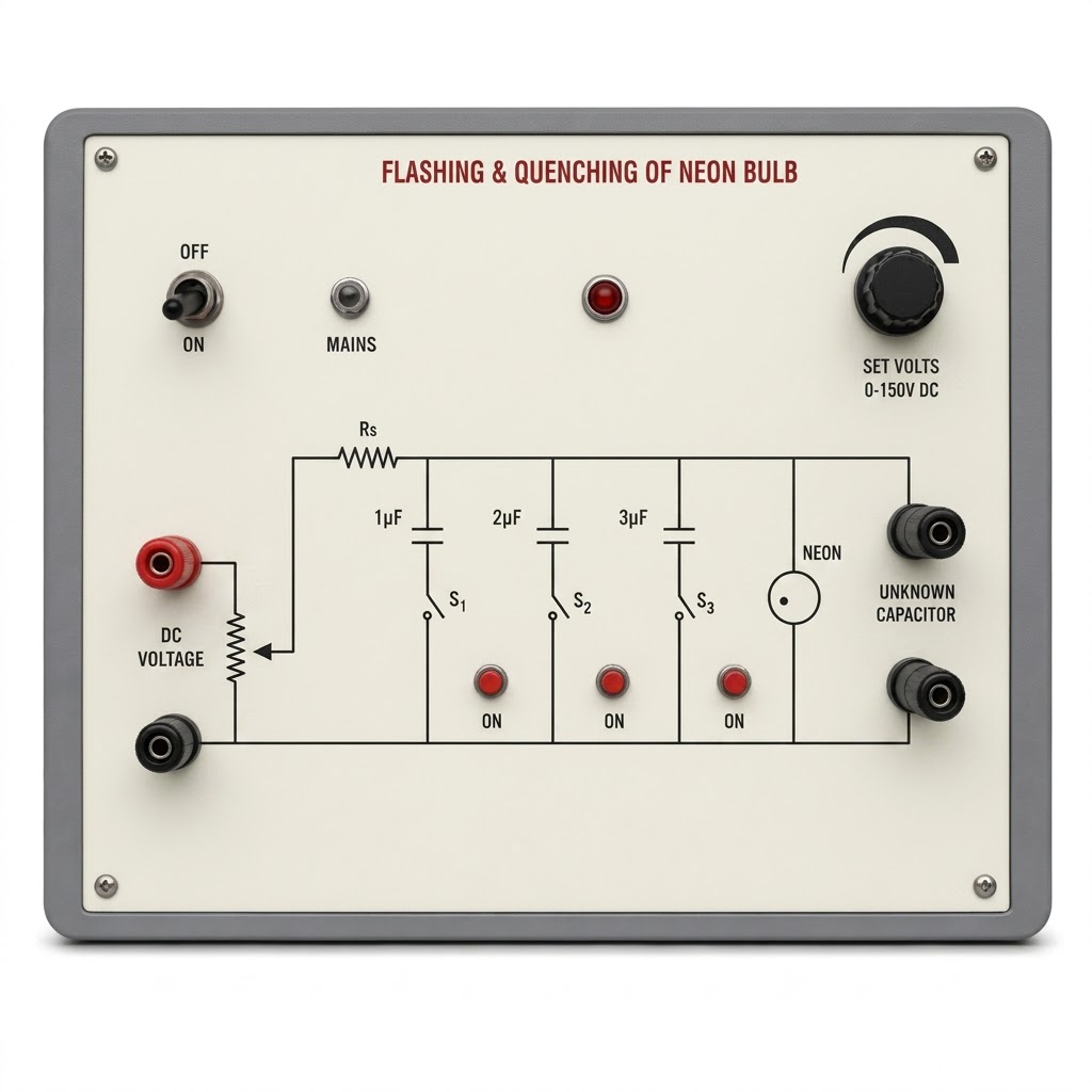 [AJK-ELLA-6747] AJKANT Flashing & Quenching of Neon Apparatus (Model: AJK-ELLA-6747)