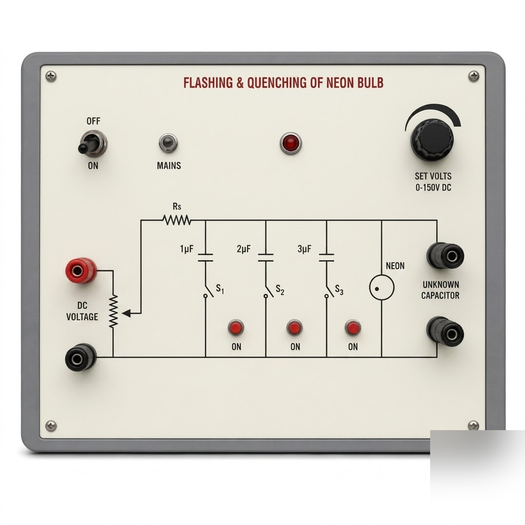 [AJK-ELLA-6747] AJKANT Flashing & Quenching of Neon Apparatus (Model: AJK-ELLA-6747)