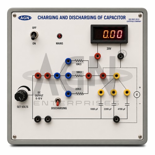 [AJK-ELLA-6745] AJKANT Charging & Discharging of Capacitor (Model: AJK-ELLA-6745)