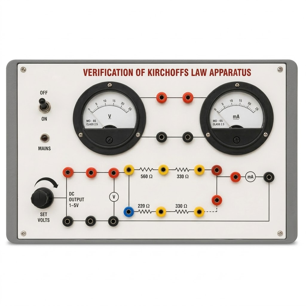 [AJK-ELLA-6739] AJKANT KCL and KVL Kirchoffs Law Apparatus (Model: AJK-ELLA-6739)