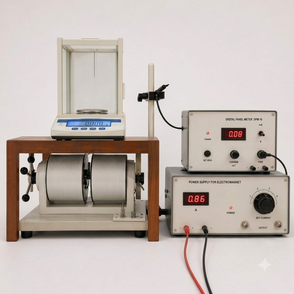 AJKANT Magnetic Susceptibility of Solids by Gouys Balance Method (Model: AJK-ELLA-6721)