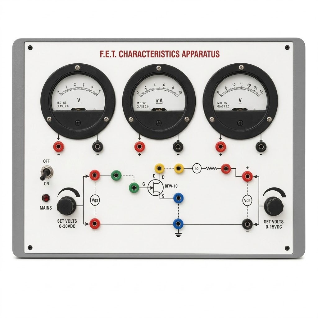 [AJK-ELLA-6709] AJKANT FET Characteristics Apparatus (Model: AJK-ELLA-6709)