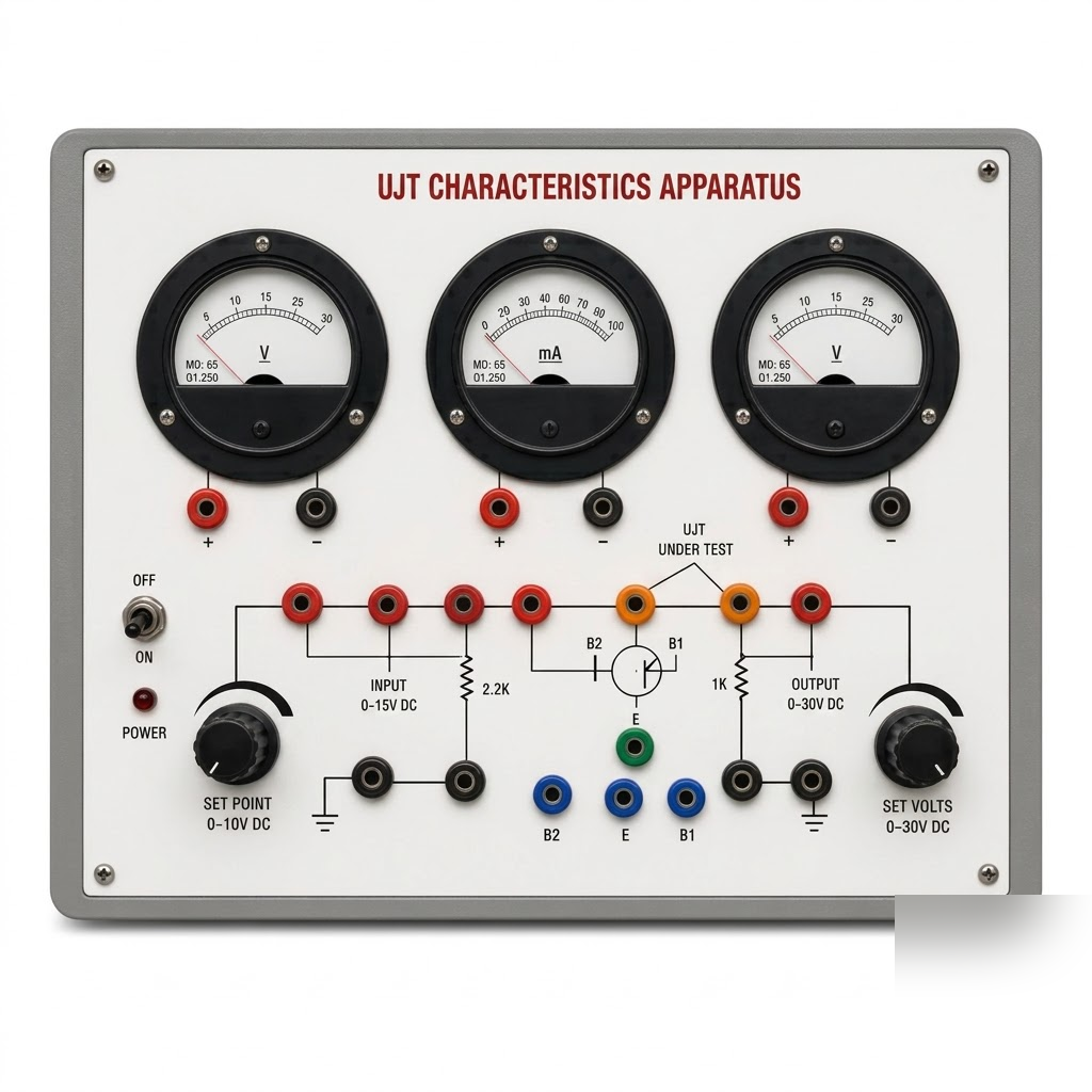 [AJK-ELLA-6705] AJKANT UJT Characteristics Apparatus (Model: AJK-ELLA-6705)