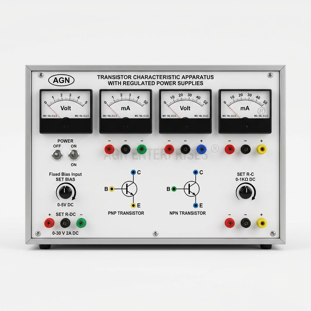 [AJK-ELLA-6678] AJKANT Transistor BJT Characteristics Apparatus (Model: AJK-ELLA-6678)