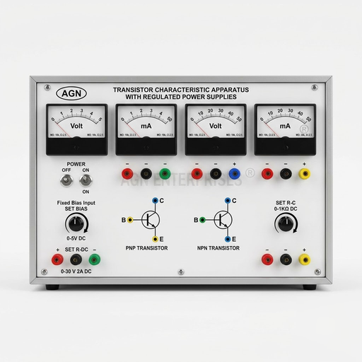 [AJK-ELLA-6678] AJKANT Transistor BJT Characteristics Apparatus (Model: AJK-ELLA-6678)