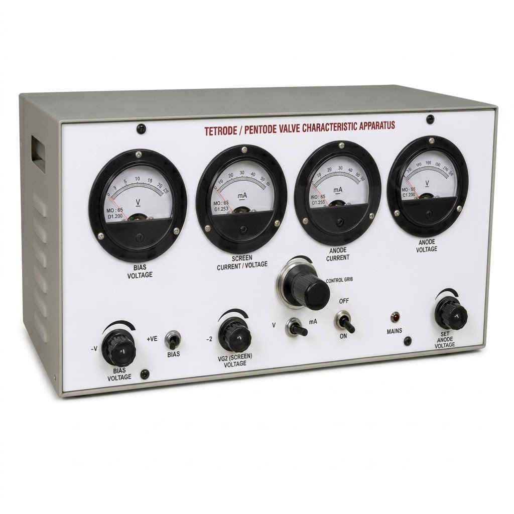 AJKANT Tetrode Valve Characteristics Apparatus (Model: AJK-ELLA-6651)