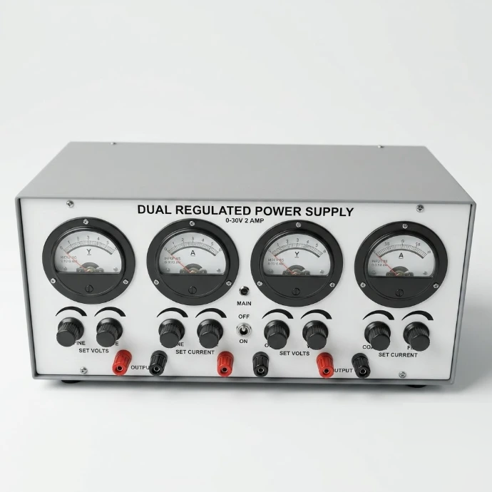 [AJK-ELIN-6635] AJKANT Dual Channel DC Regulated Power Supplies (Model: AJK-ELIN-6635)