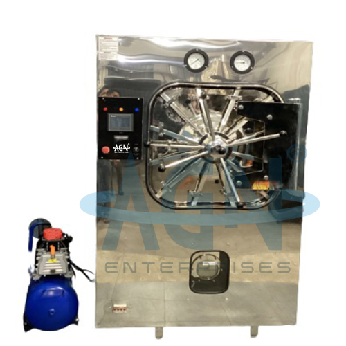 AJKANT HORIZONTAL RECTANGULAR SQUARE BODY AUTOCLAVE FULLY AUTOMATIC (Model: AJK-AUTO-6604)