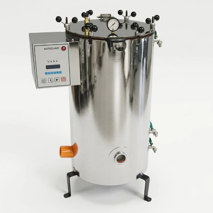 [AJK-AUTO-6579] AJKANT VERTICAL TRIPLE WALLED WINGNUT AUTOCLAVE (Model: AJK-AUTO-6579)