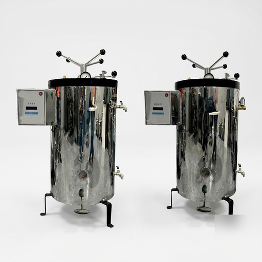 [AJK-AUTO-6542] AJKANT VERTICAL DOUBLE WALLED RADIAL LOCKING AUTOCLAVE S.S. LINING (Model: AJK-AUTO-6542)