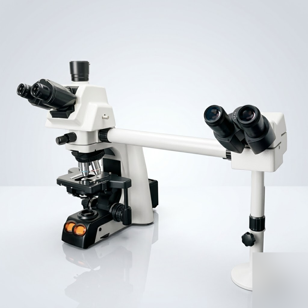 [AJK-MICR-6421] AJKANT DUAL HEAD MICROSCOPE (Model: AJK-MICR-6421)