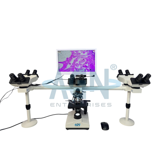 [AJK-MICR-6417] AJKANT PENTA HEAD MICROSCOPE (Model: AJK-MICR-6417)