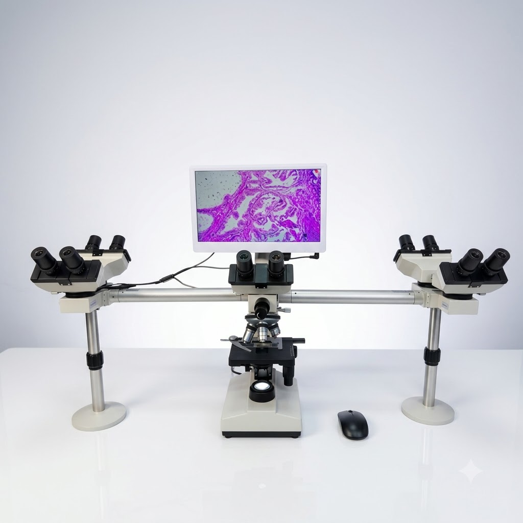 AJKANT PENTA HEAD MICROSCOPE (Model: AJK-MICR-6417)