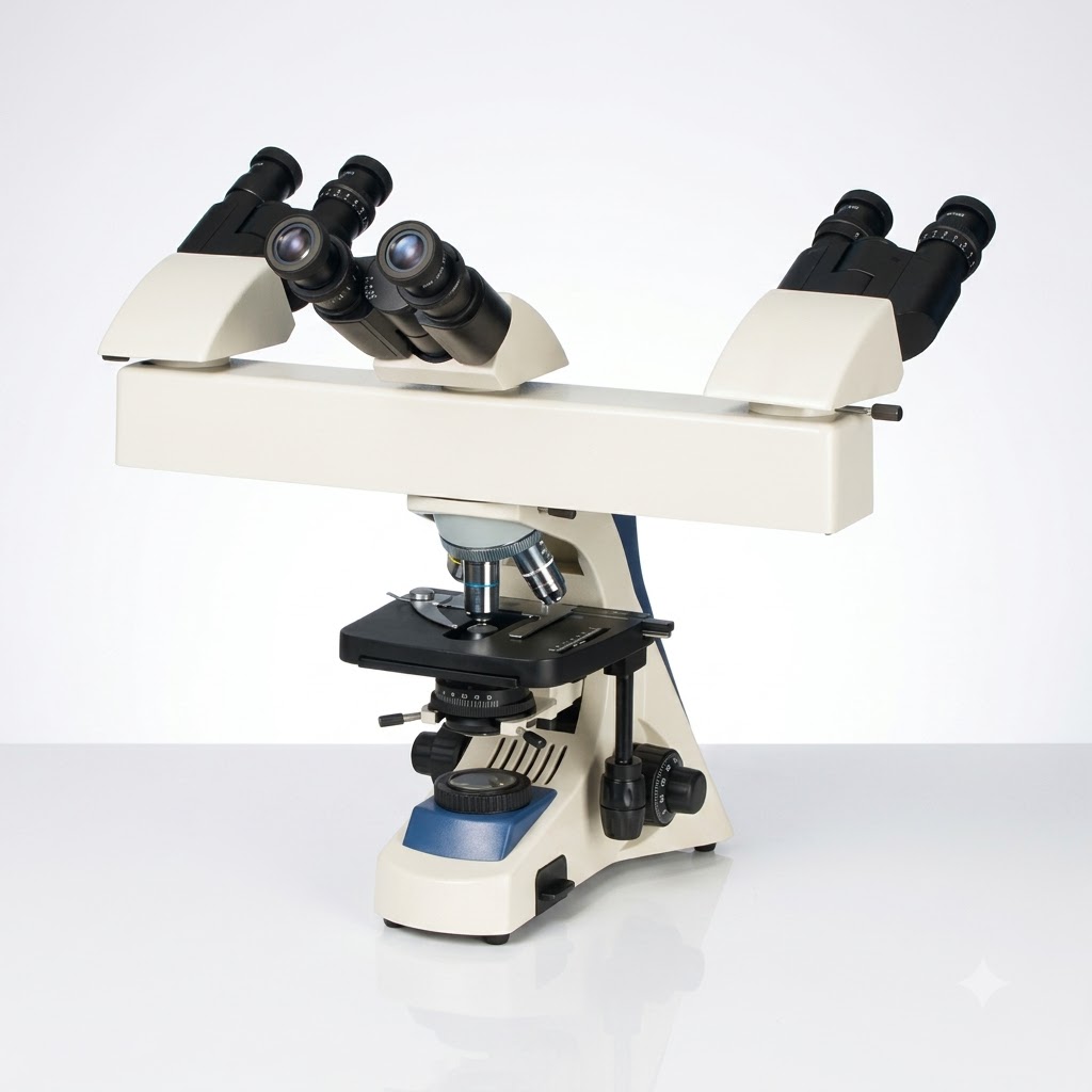 [AJK-MICR-6411] AJKANT MULTIVIEWING MICROSCOPE (Model: AJK-MICR-6411)